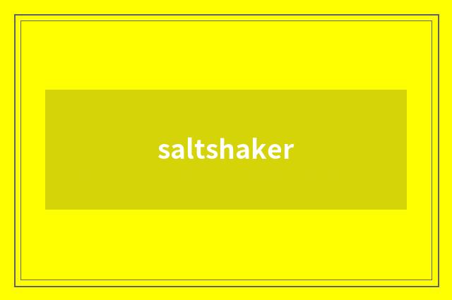 saltshaker