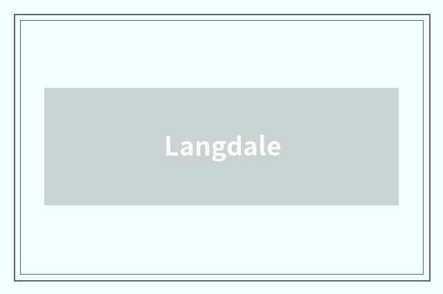 Langdale