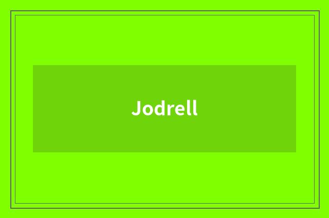 Jodrell