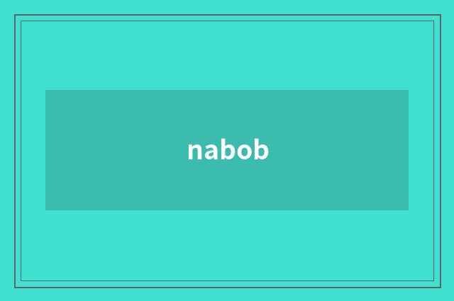 nabob