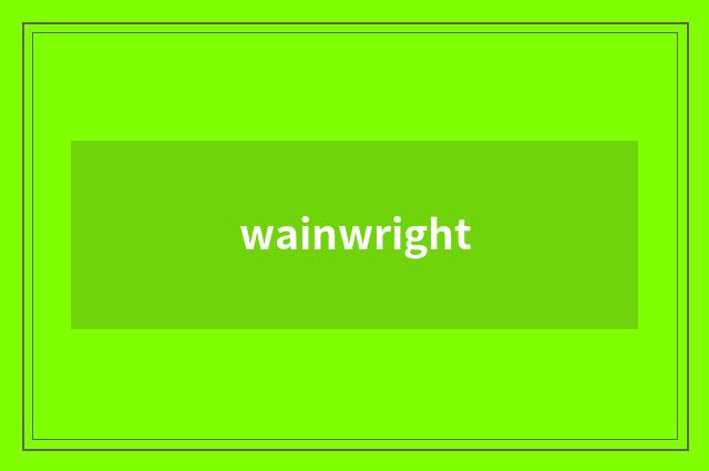 wainwright