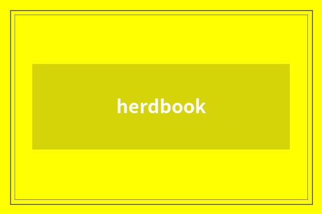 herdbook