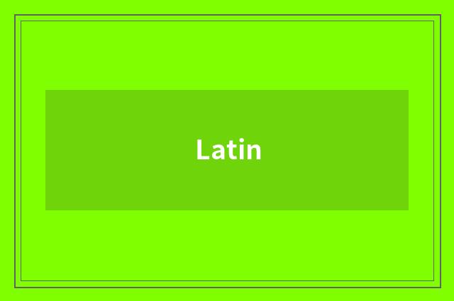 Latin