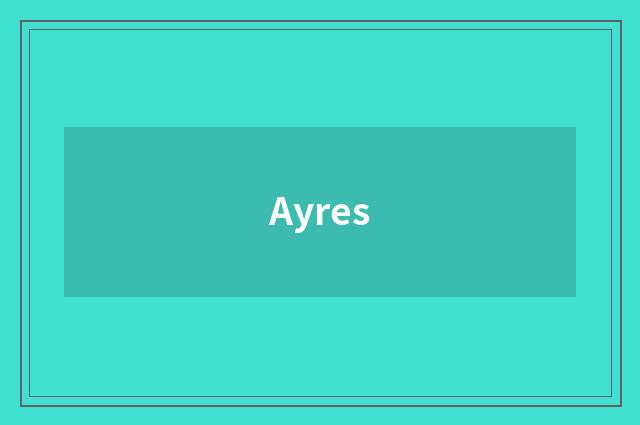 Ayres