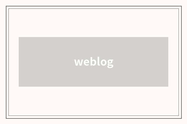 weblog