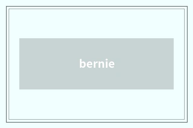 bernie