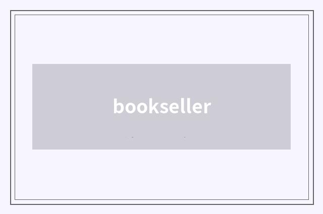 bookseller