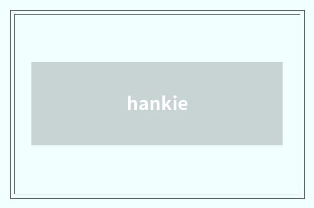 hankie