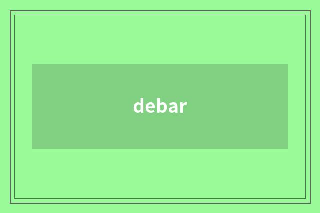 debar