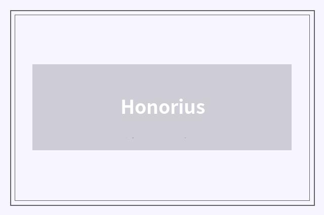 Honorius