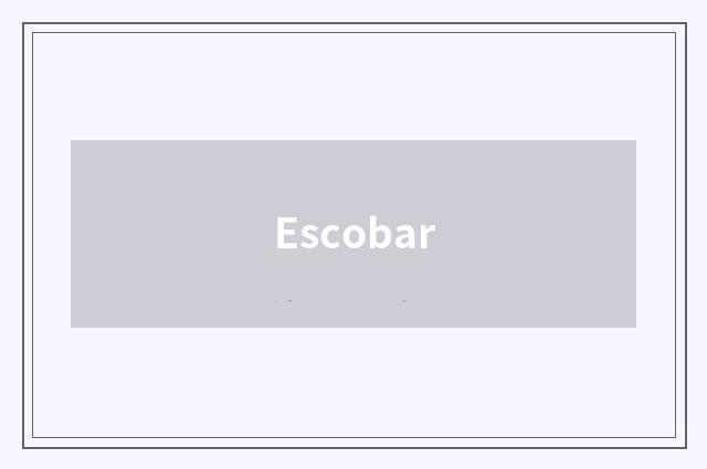 Escobar