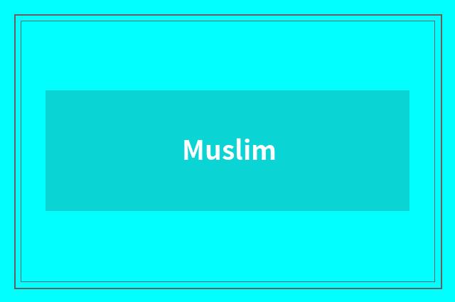 Muslim