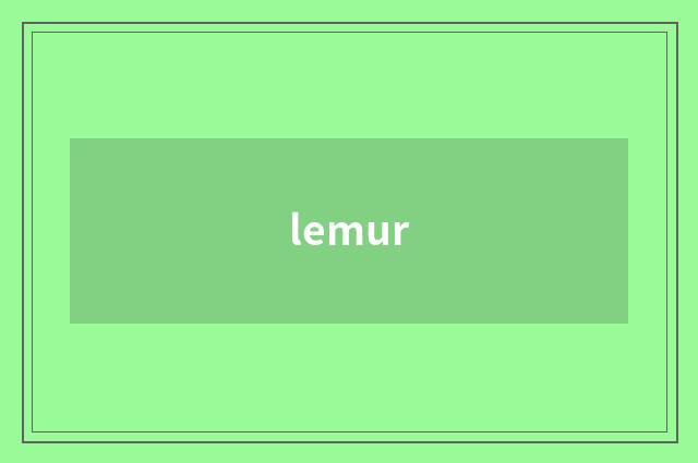 lemur