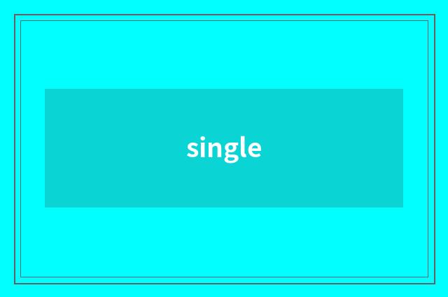 single