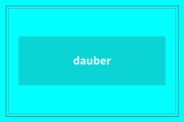dauber