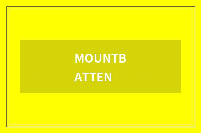 MOUNTBATTEN