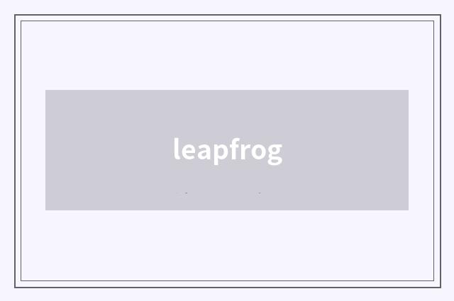 leapfrog