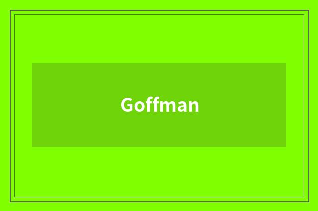 Goffman