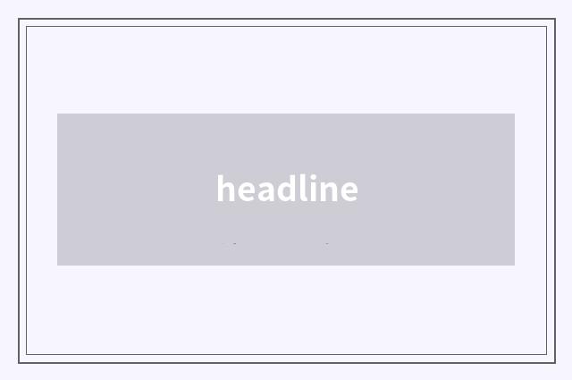 headline