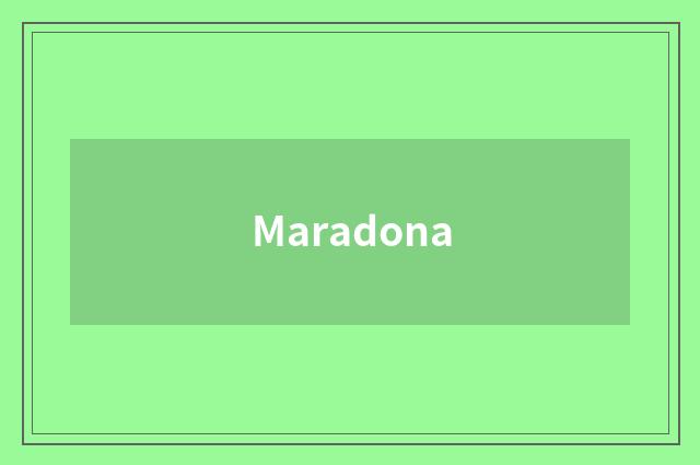 Maradona