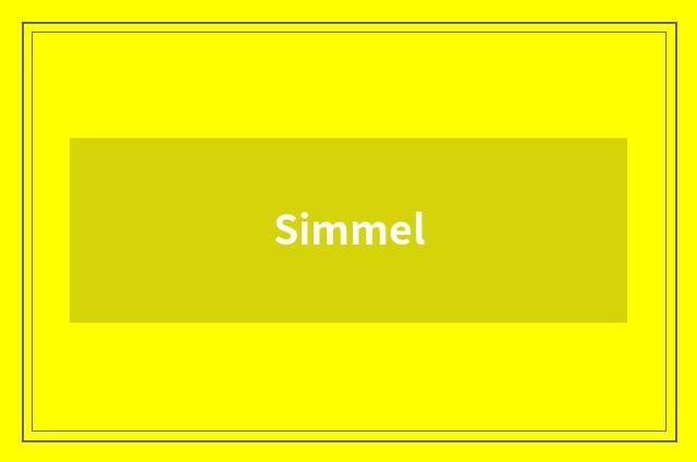 Simmel