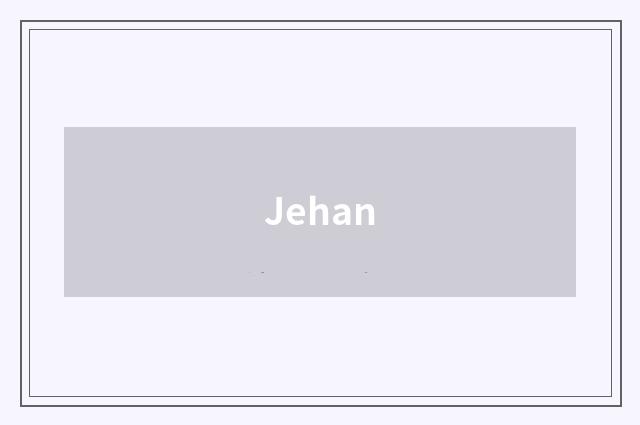 Jehan