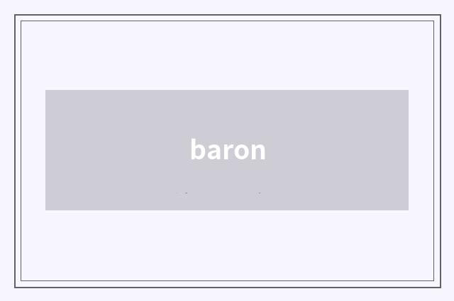 baron