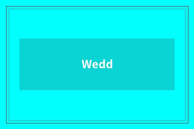 Wedd