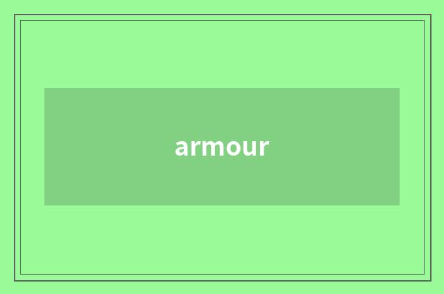 armour