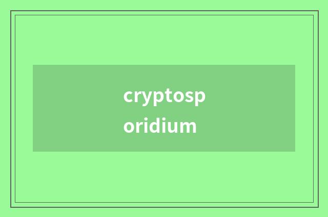 cryptosporidium