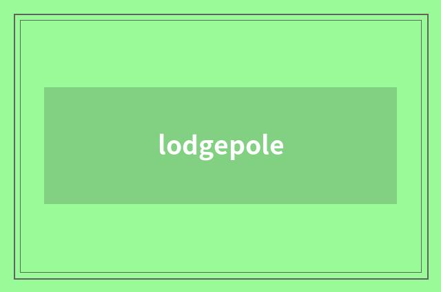 lodgepole