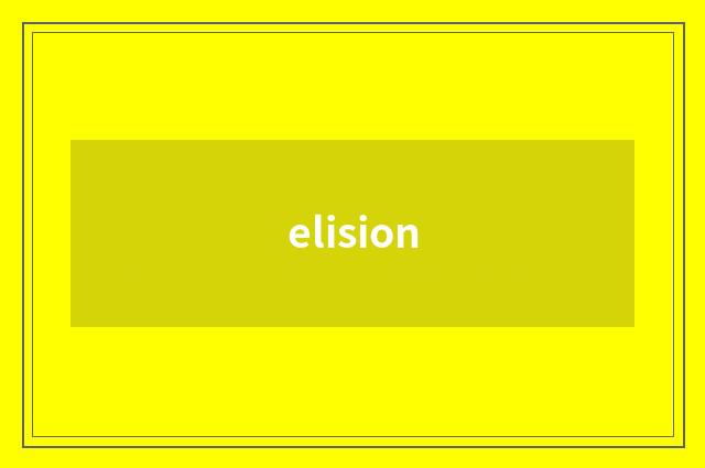 elision