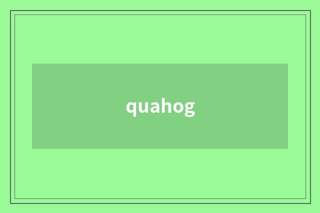 quahog
