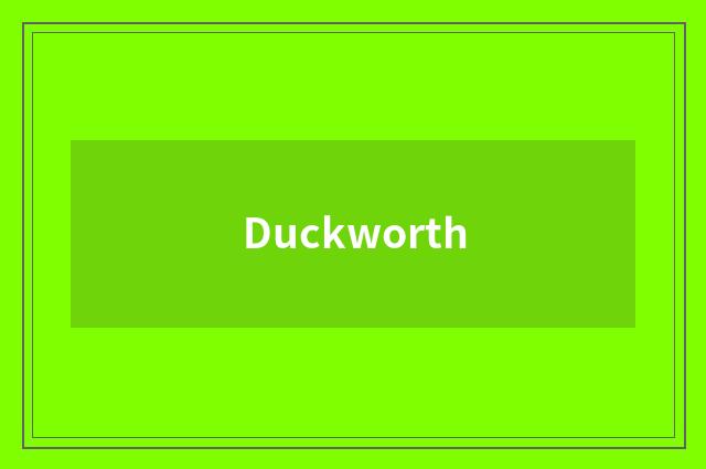 Duckworth