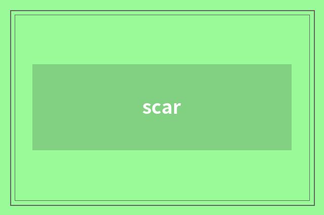 scar