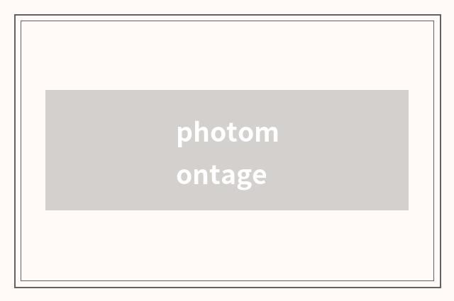 photomontage