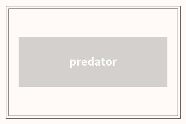 predator