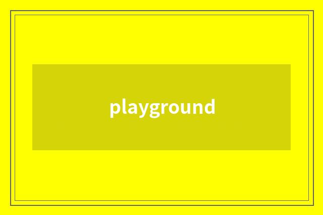 playground