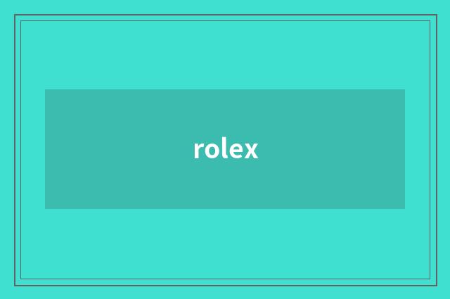 rolex