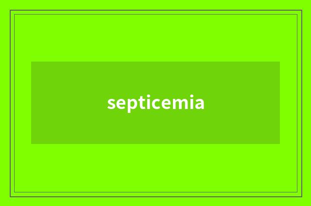 septicemia