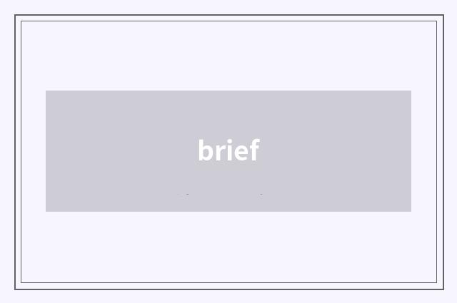 brief