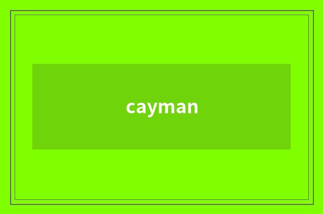 cayman