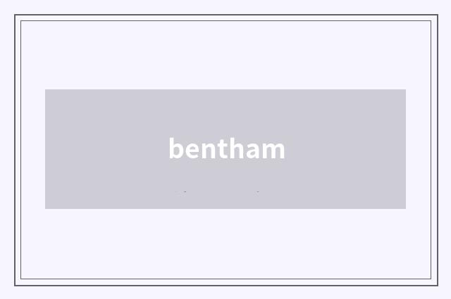 bentham