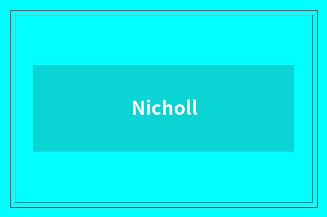Nicholl