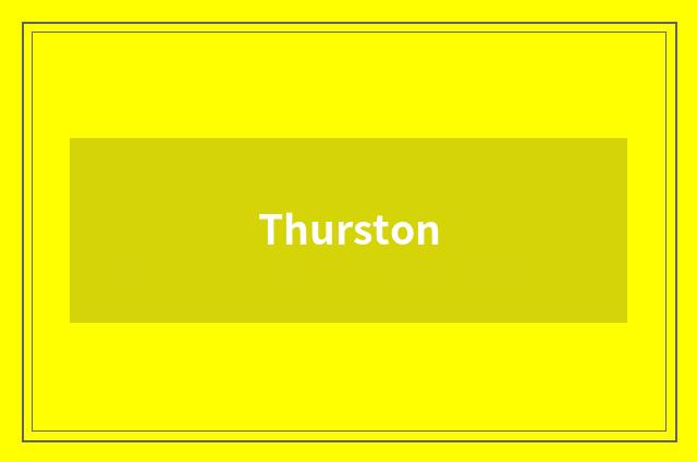 Thurston