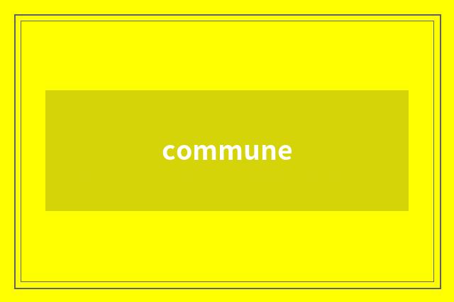 commune