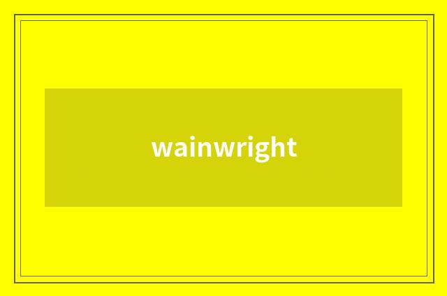 wainwright
