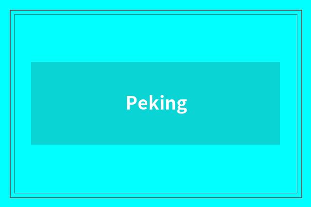 Peking