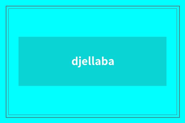 djellaba