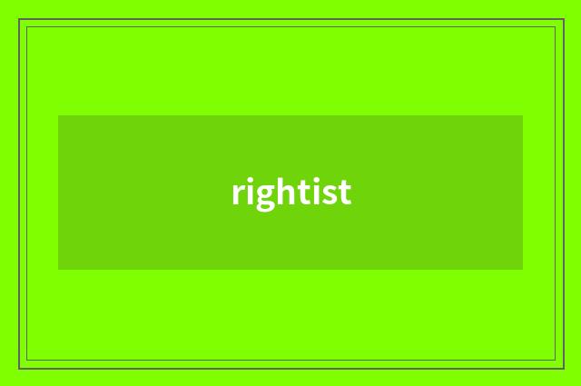 rightist